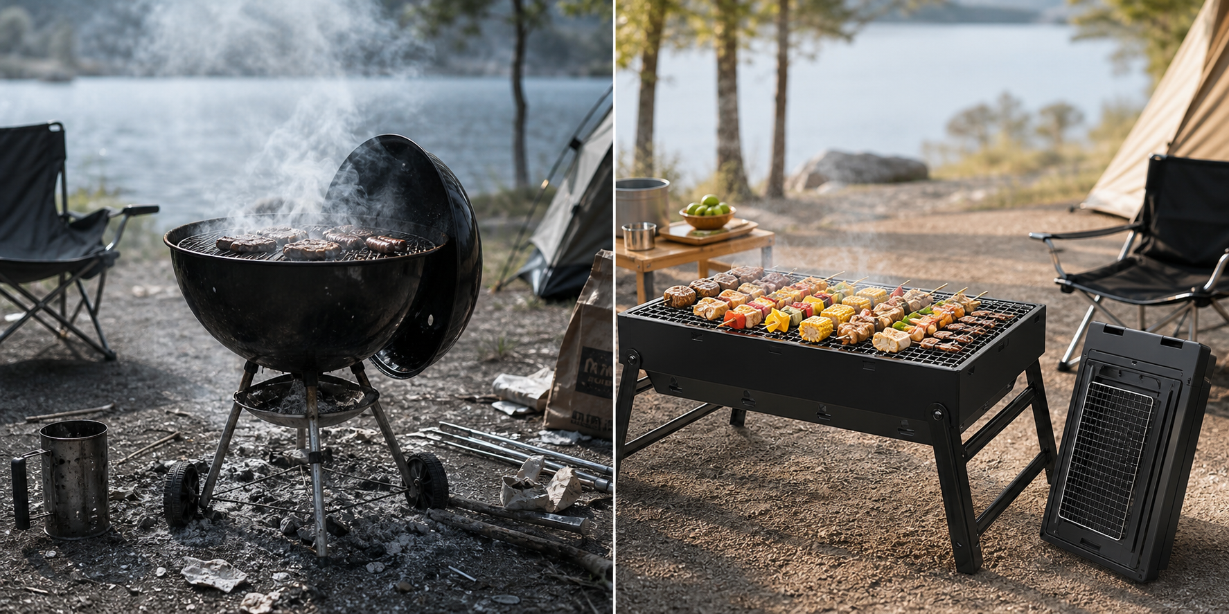 Portable Smokeless BBQ Stove